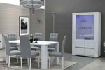 Заказать ВИТРИНА 2 ДВЕРИ ELEGANCE DIAMOND WHITE АРТ. EDDWHV201S БЕЗ посредников в Artlider!