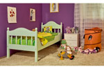 Кровать детская Фрея-2 с фигурными бортиками в интерьере