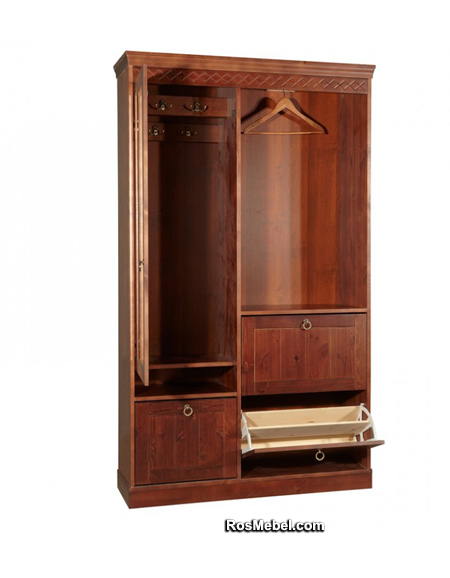 Шкаф для прихожей Дания комбинированный (Мебель ДАНИЯ)